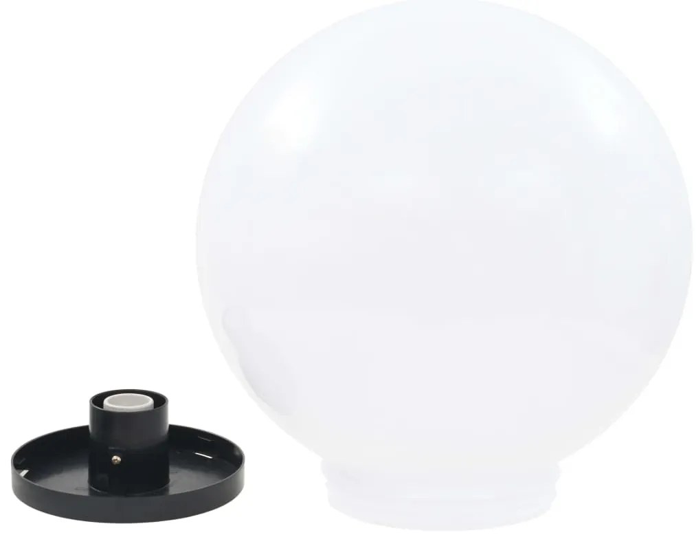 Candeeiros esféricos LED 4 pcs 40 cm PMMA