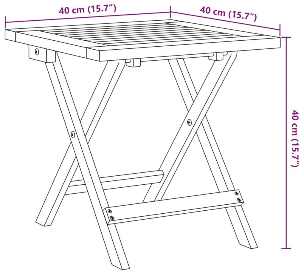 Espreguiçadeira com mesa madeira de acácia maciça/tecido preto