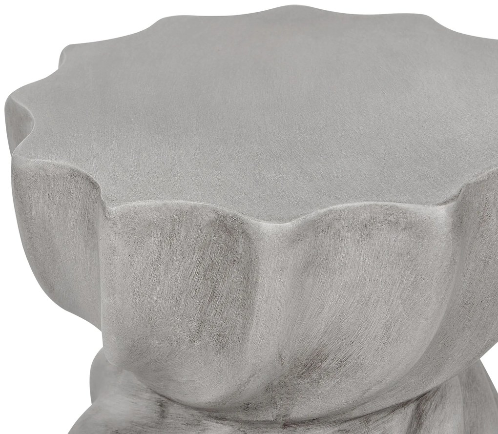 Mesa de apoio cinzenta ALGUA Beliani