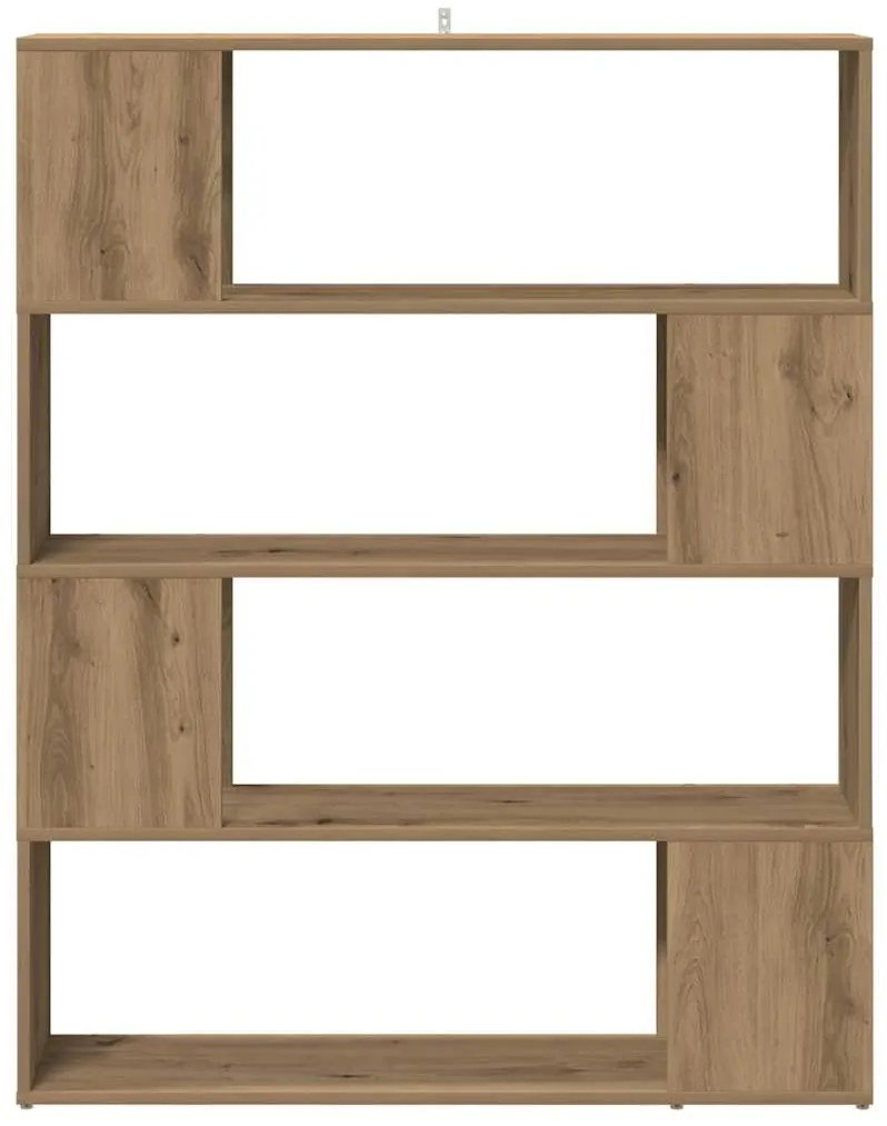 Armário/divisória de quarto carvalho artesanal 100x24x124,5 cm