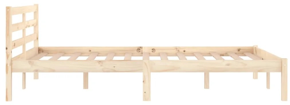 Estrutura de cama 120x200 cm pinho maciço