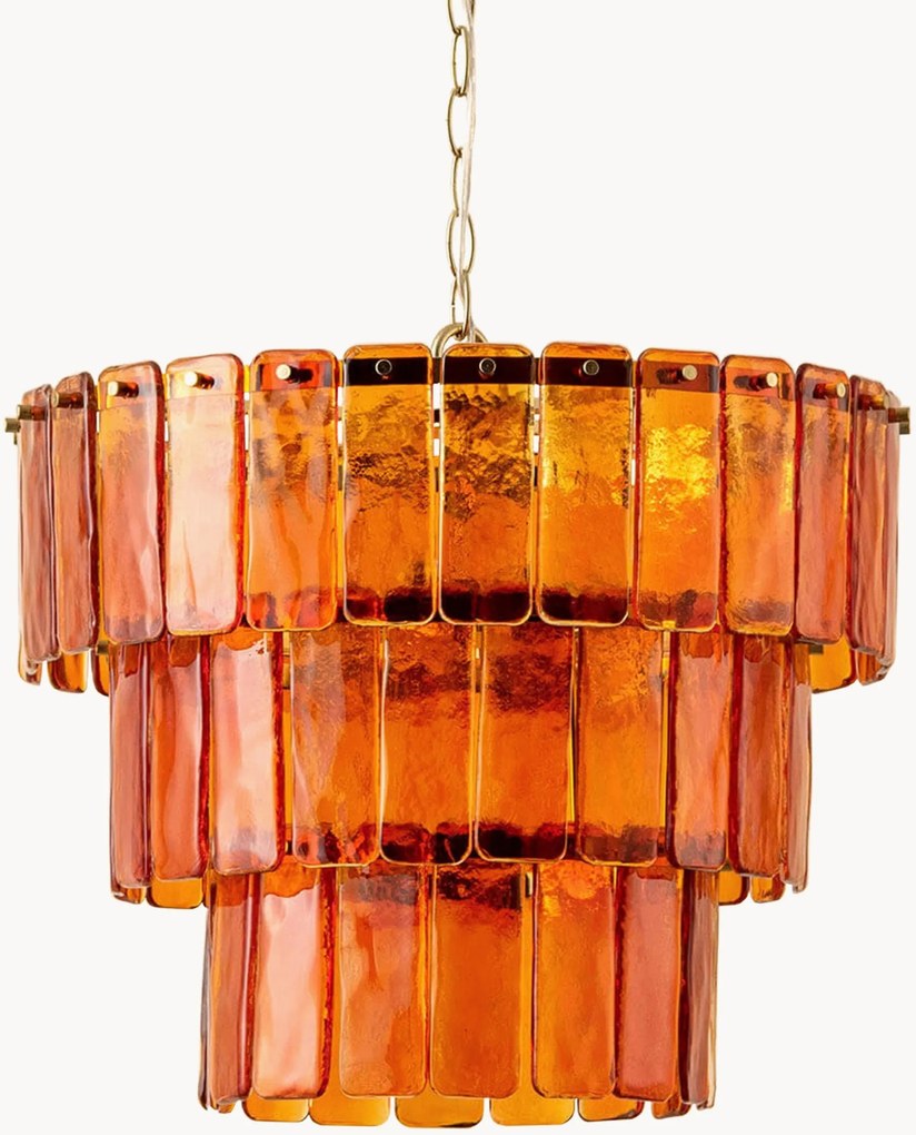 Candelabro suspenso artesanal Amber
