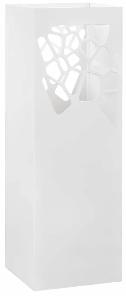 Suportes para Guarda-chuvas Pedras em Aço Branco