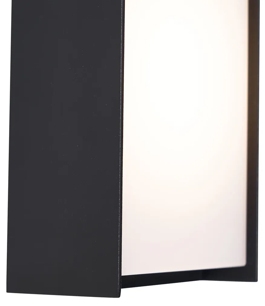 Candeeiro de parede exterior moderno preto incl. LED IP65 - Packet Moderno