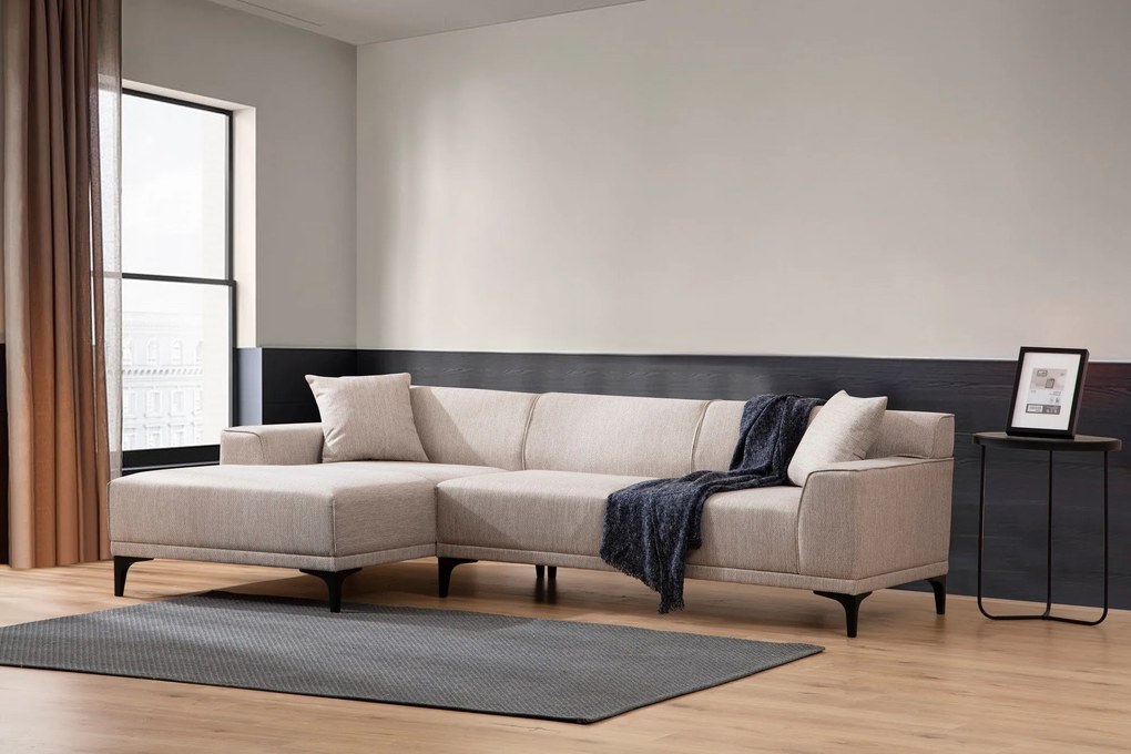 Sofá de Canto Petra – Branco – 145 x 250 cm
