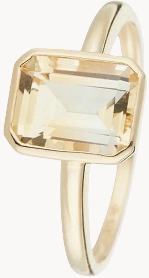 Anel em ouro amarelo com pedras preciosas Classy