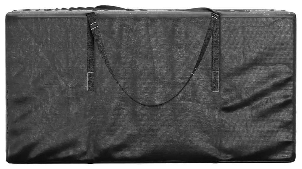 Saco de arrumação p/ árvore Natal 150x75x75cm polietileno preto