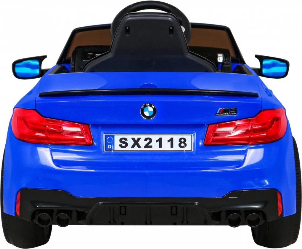 Carro elétrico para Crianças 3 a 7 anos 24V Bmw M5 DRIFT Azul
