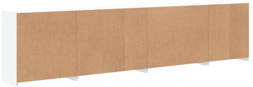 Aparador com luzes LED 283x37x67 cm branco