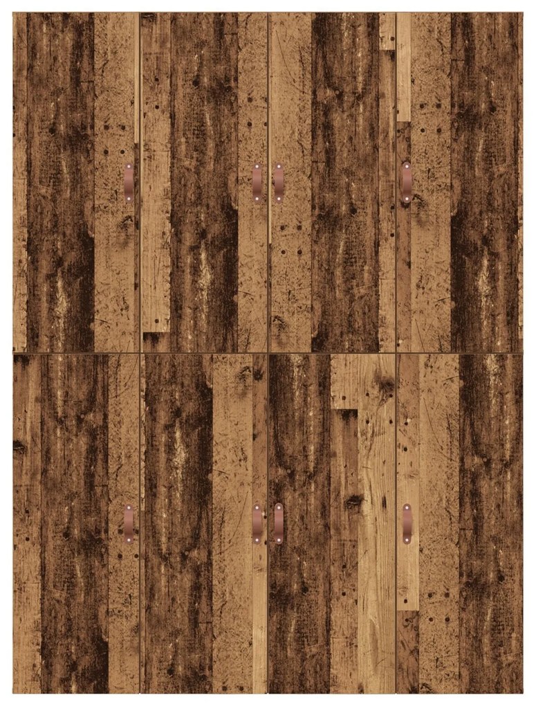 Estrado de cama com arrumação em madeira antiga 150x200 cm