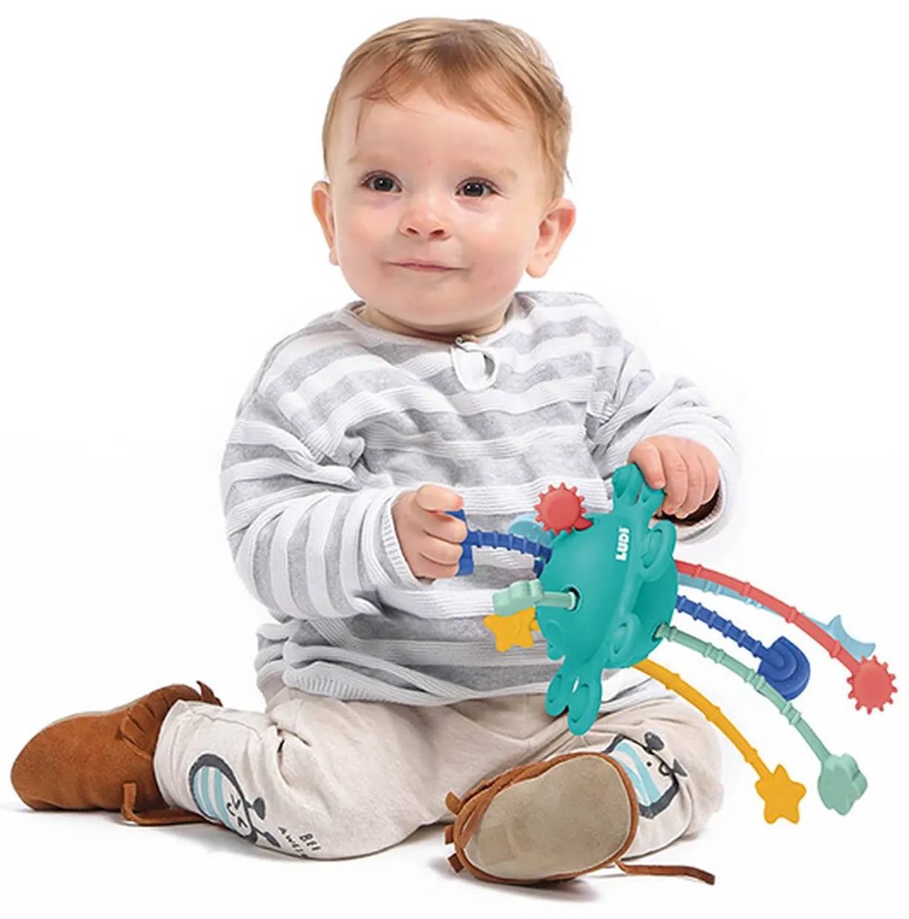 Brinquedo de atividades Zippy - LUDI azul