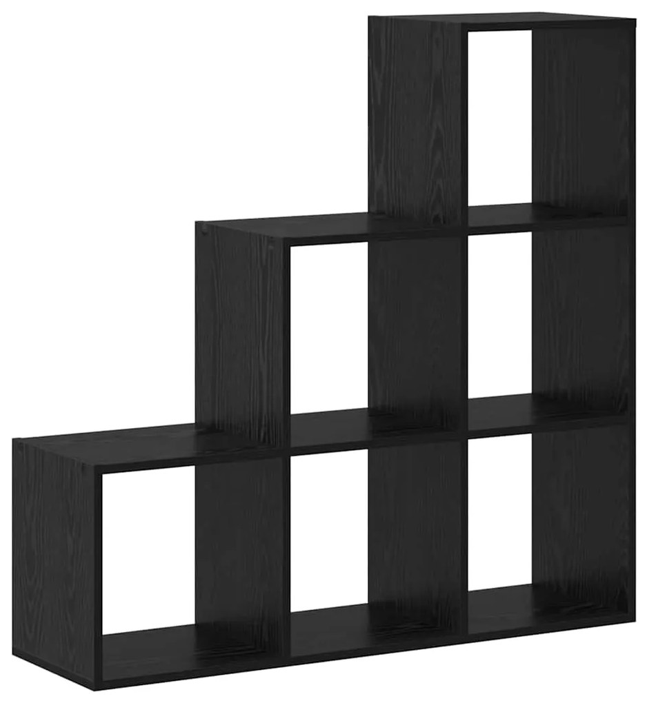 Gabinete de Livros Carvalho preto 99 x 29 x 99 cm