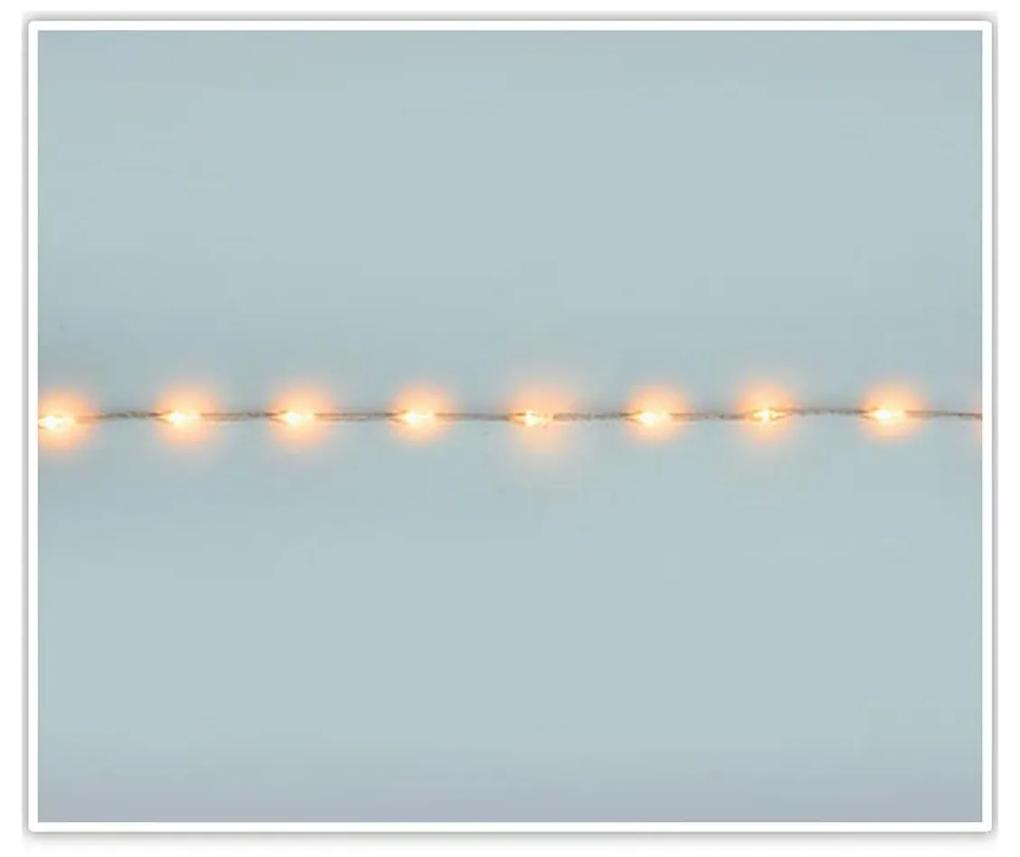 Grinalda de Luzes LED Soft Wire 8 Funções 3,6 W Branco Quente (45 m)