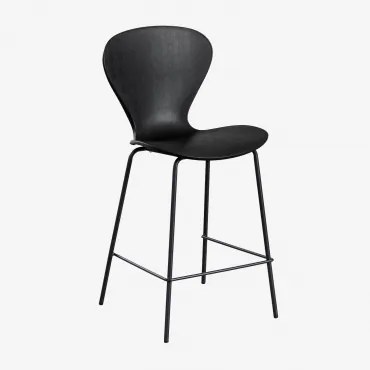 Taburete Alto Uit ↑65 Cm & Negro & Polipropileno Preto - Sklum