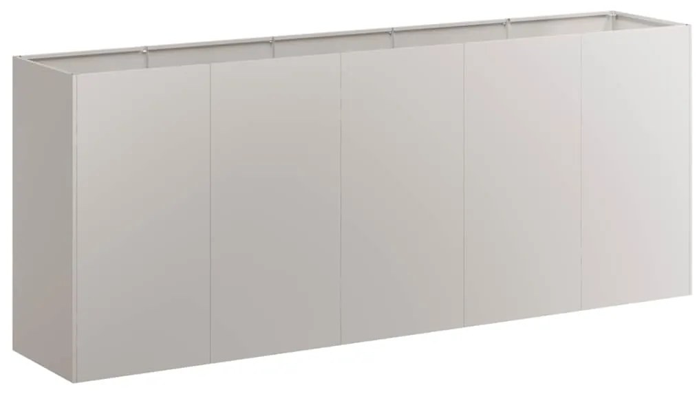 Floreira enferrujada 200x40x80 cm aço resistente