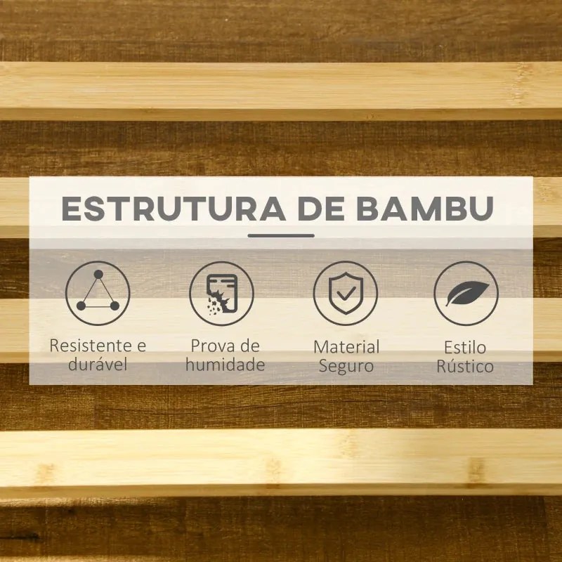 Conjunto de Entrada Deepend - Cabide e Sapateira em Bambu - Design Nat