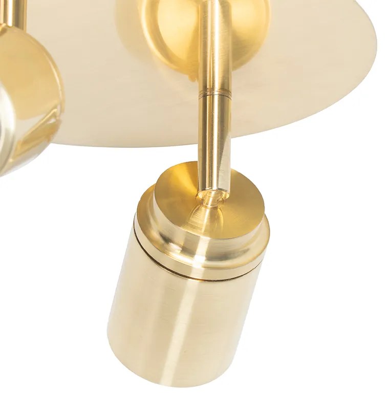 Foco de banheiro moderno latão 2-luzes IP44 - Ducha Moderno