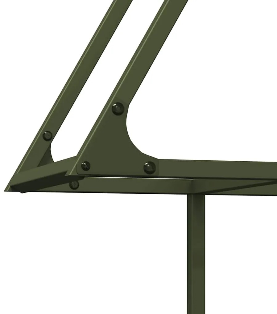 Suporte para lenha aço laminado a frio verde azeitona