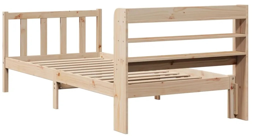 Cama sem colchão 90x200 cm madeira de pinho maciça