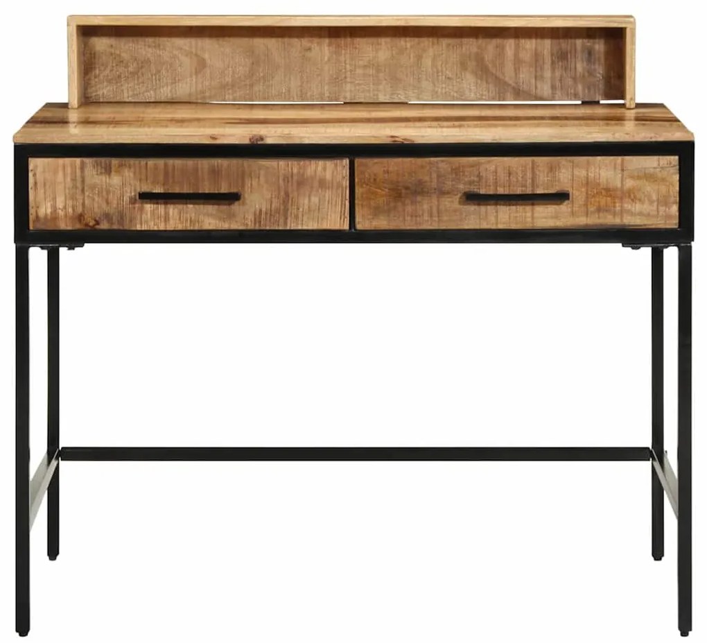 Mesa de Consola 100x55x75 cm Madeira Rústica Sólida de Manga