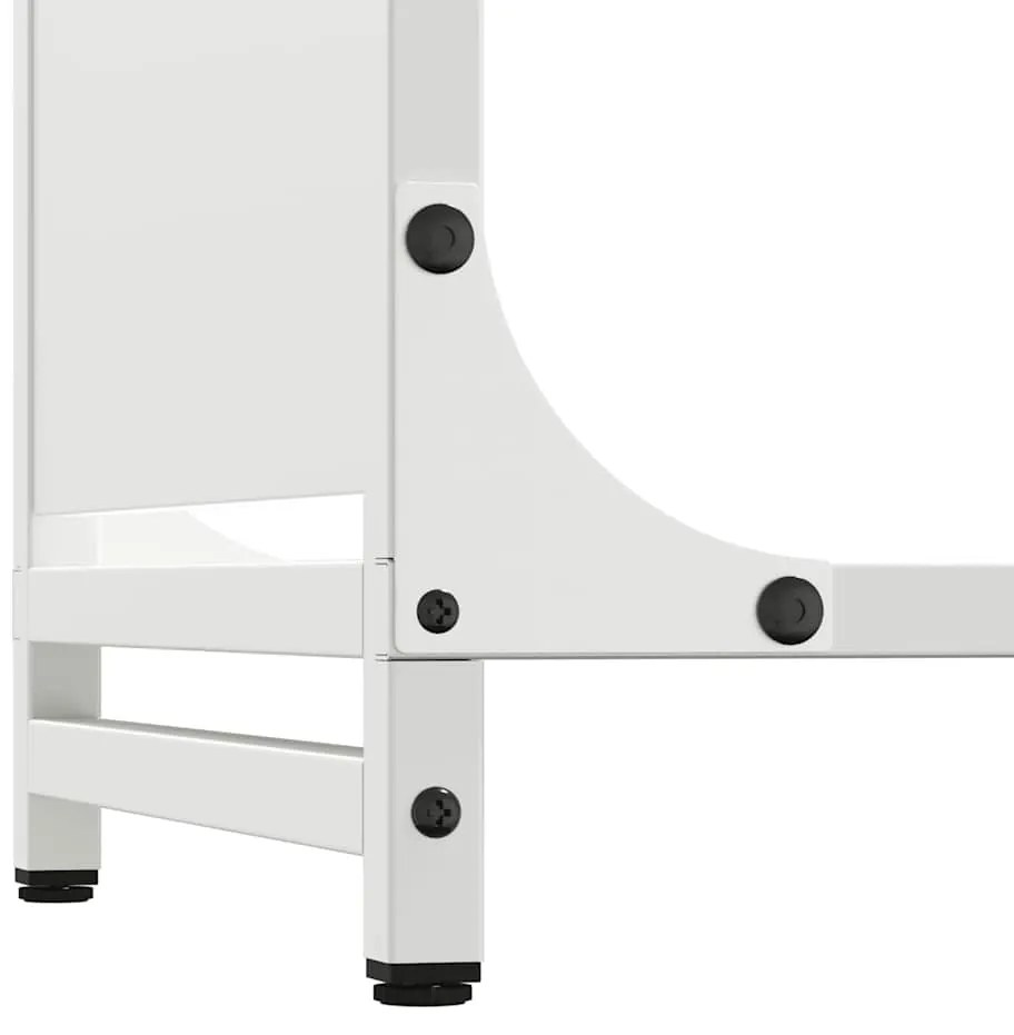 Suporte para lenha 44x28x65 cm aço laminado a frio branco