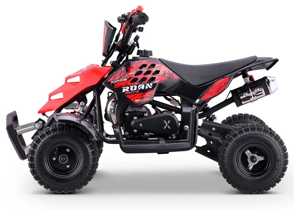 Mini moto 4 gasolina para crianças 49cc Raptor R4 Rosa (Cópia)