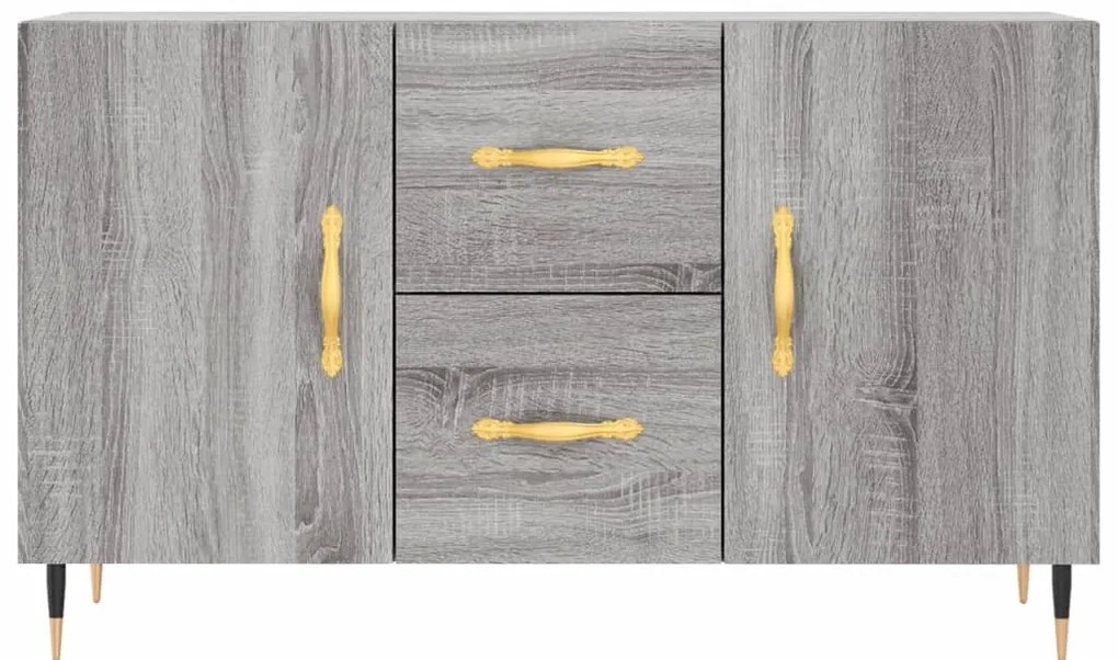 Aparador 100x36x60 cm derivados de madeira cinzento sonoma