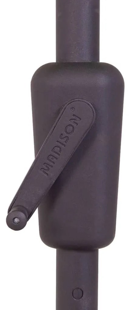 Guarda-sol de jardim Flores Luxe 300 cm redondo cru