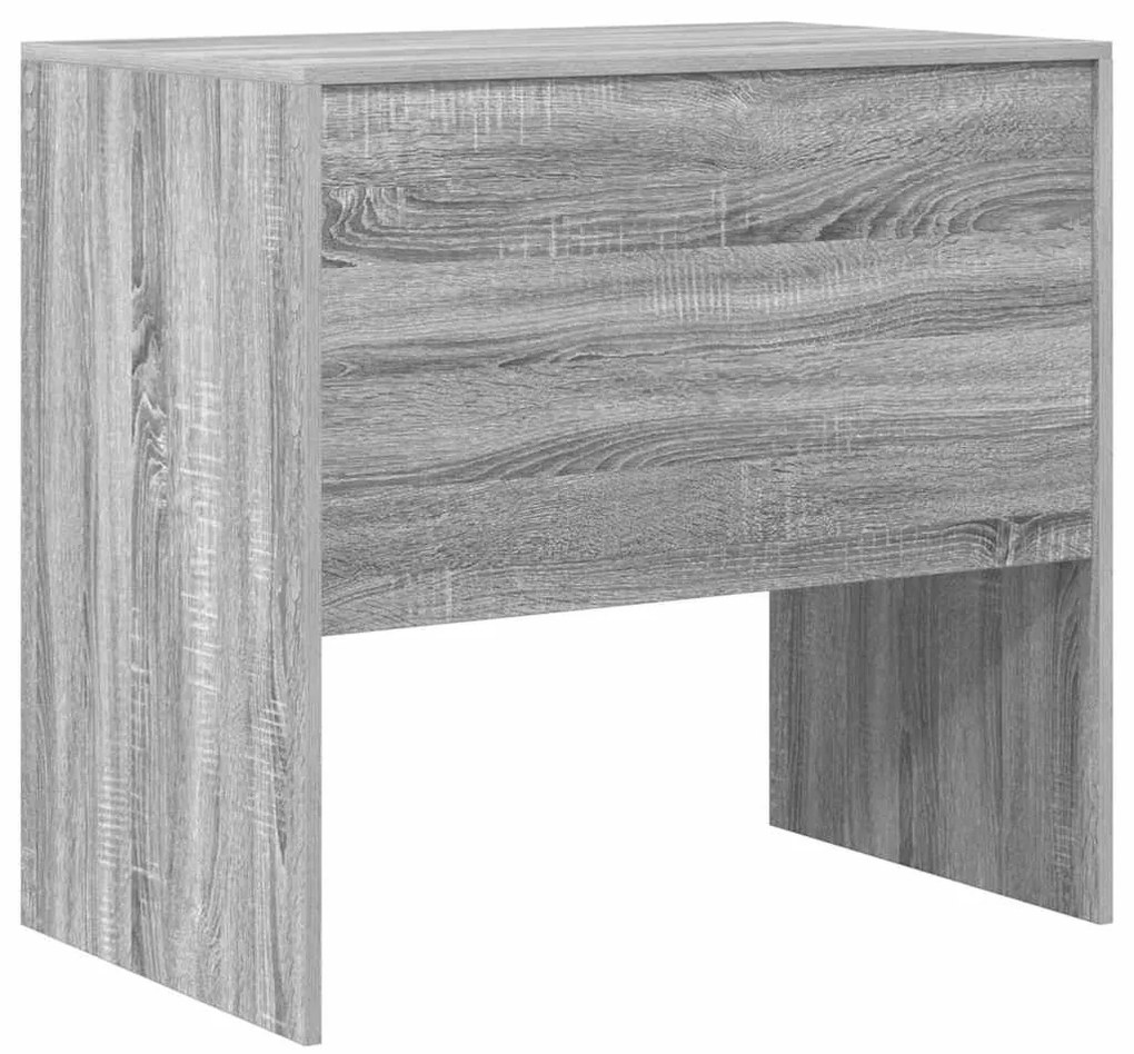 Secretária Cinzento Sonoma 80x50x76 cm Madeira engenheirada