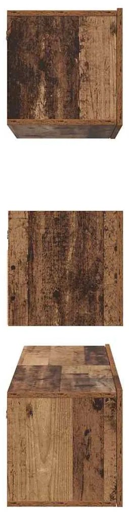 Conjunto de móvel de TV 4 pcs Madeira antiga 60 x 30 x 30 cm