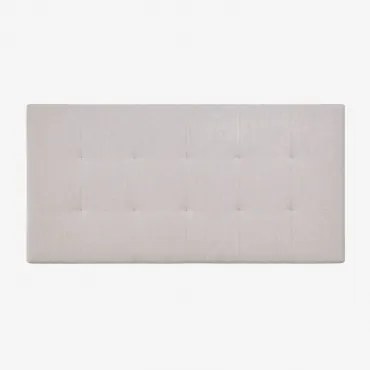 Cabeceira Estofada Artur Tecido Creme Bege & 180 Cm - Sklum