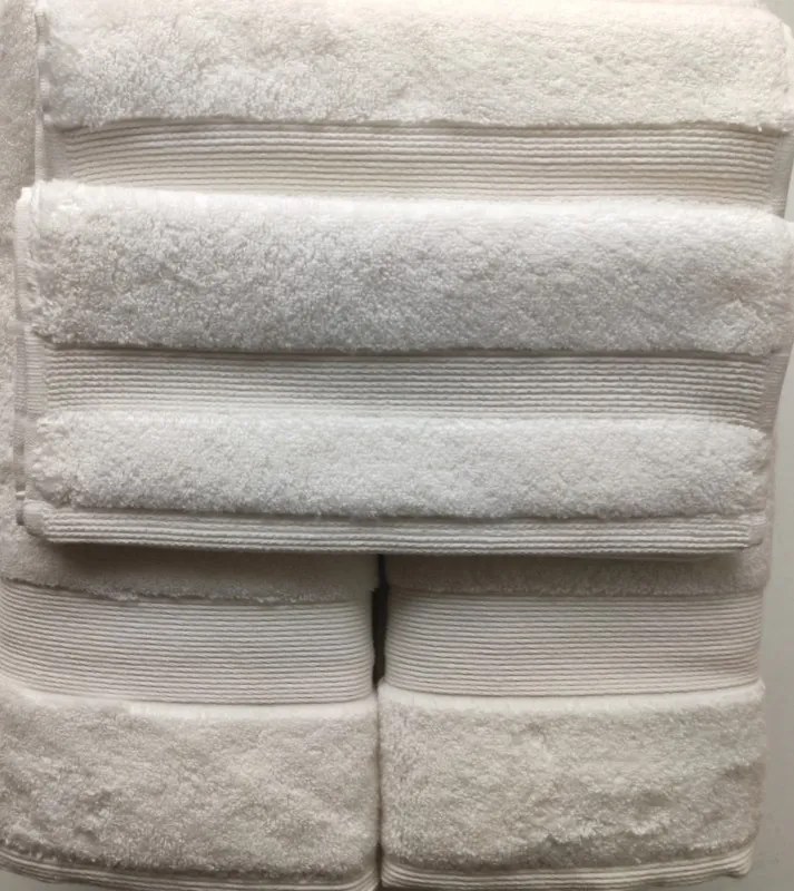 6 Toalhas de banho 600 gr/m2 - 100% micro algodão