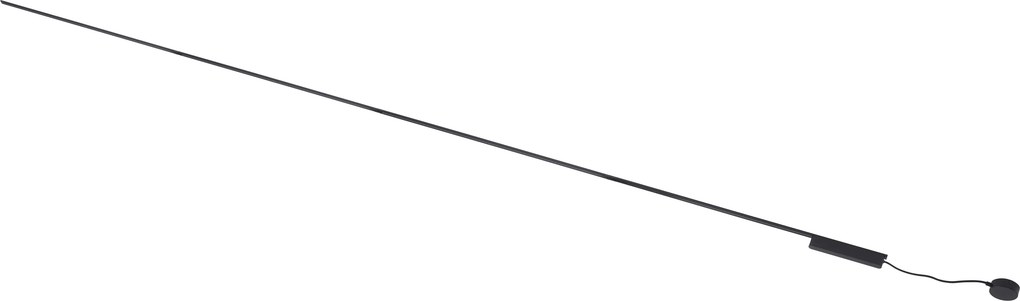 Sistema de iluminação de trilho moderno preto monofásico 400 cm - Magnetic