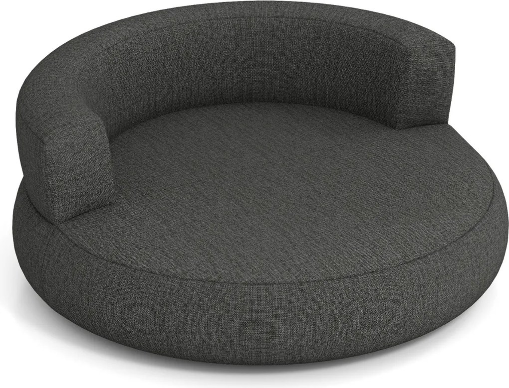 Sofá insuflável 160 x 164 x 61,5 cm com capa removível Área espaçosa para se deitar e braços largos cinzento