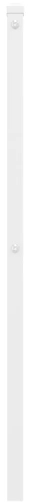 Cabeceira de cama 80 cm metal branco