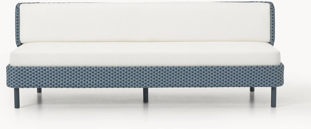 Sofá de jardim modular com capa protetora Hani (3 lugares)