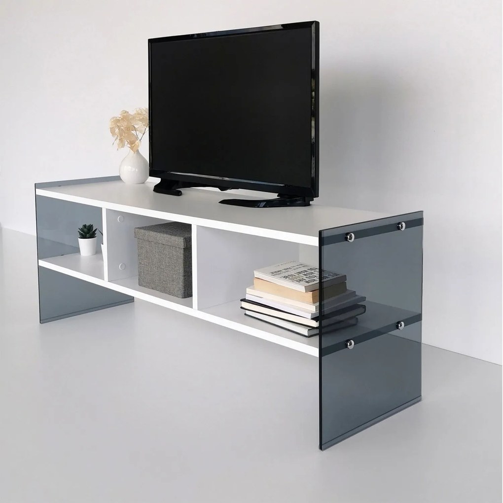 Móvel para Televisão TV401 – Branco – 120 cm x 45 cm x 35 cm