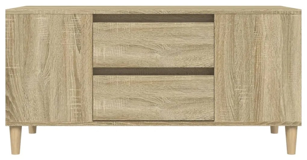 Móvel p/ TV 102x44,5x50 cm derivados de madeira carvalho sonoma