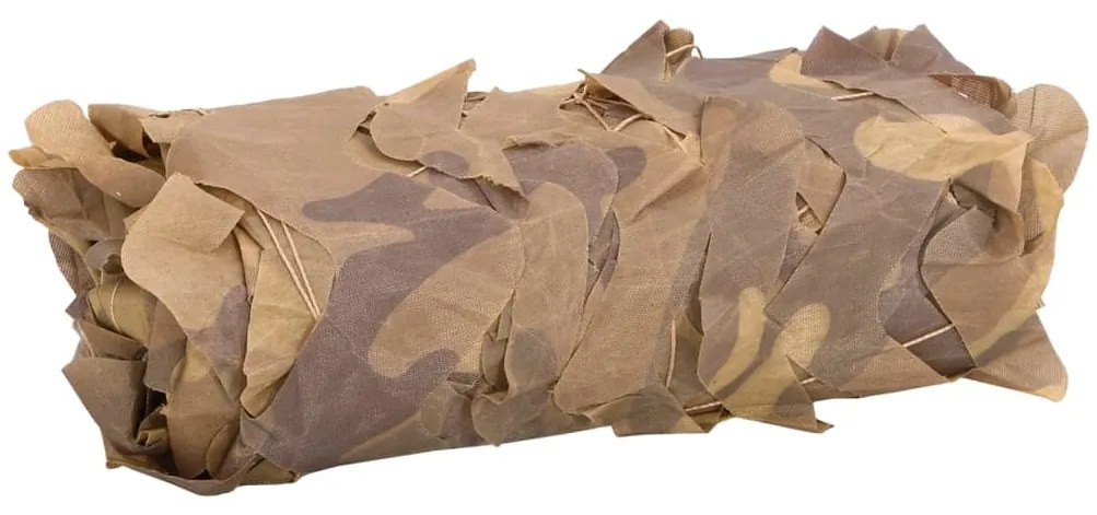 Rede de camuflagem com saco de arrumação 521x493 cm areia