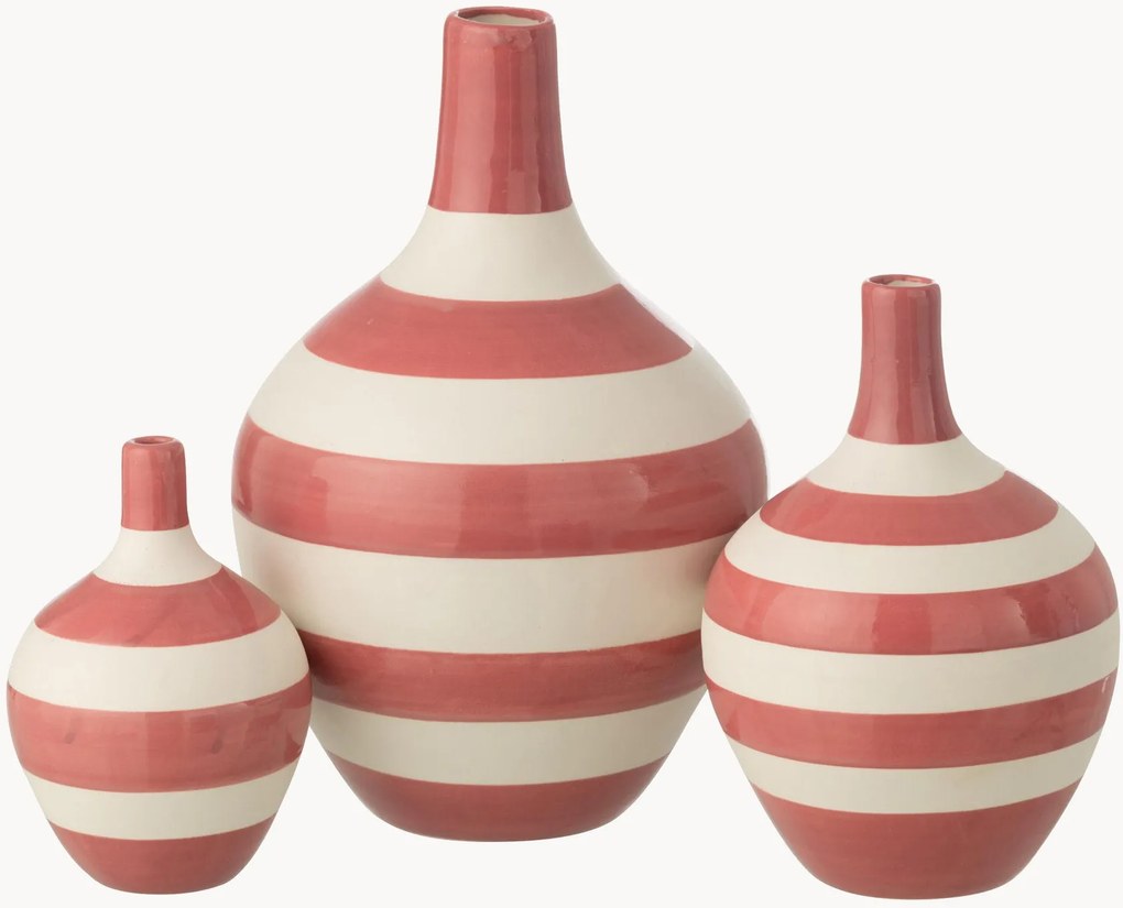 Jarras em porcelana Streif, conjunto de 3