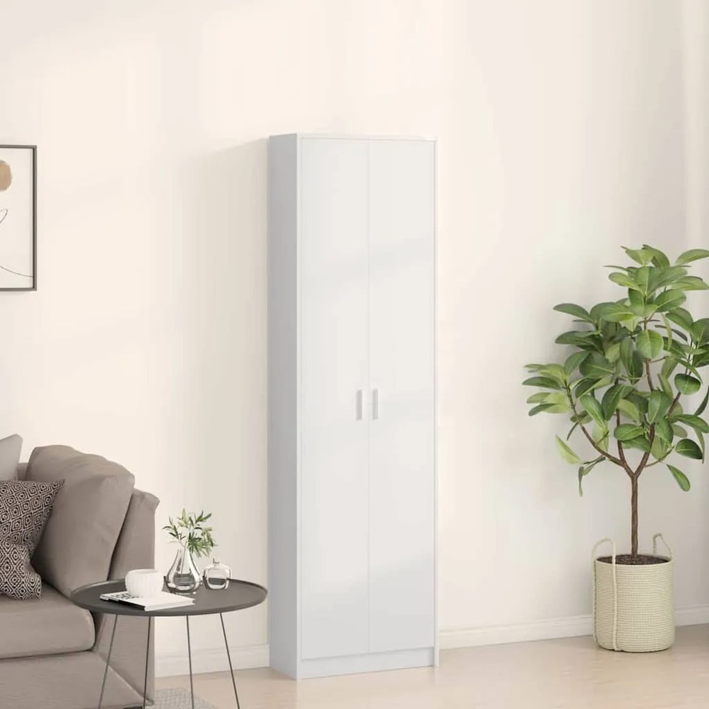 Guarda-roupa Branco 55x25x189 cm Madeira Engenharia