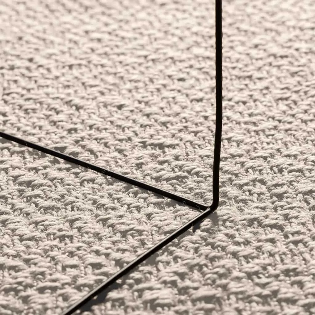 Tapete ZIZUR creme 100x200cm aspeto de juta interior e exterior