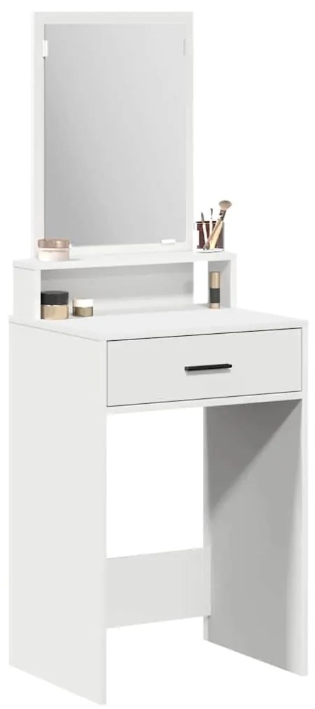 Mesa de Maquiagem vidaXL com Gavetas Branca 50x41x140 cm