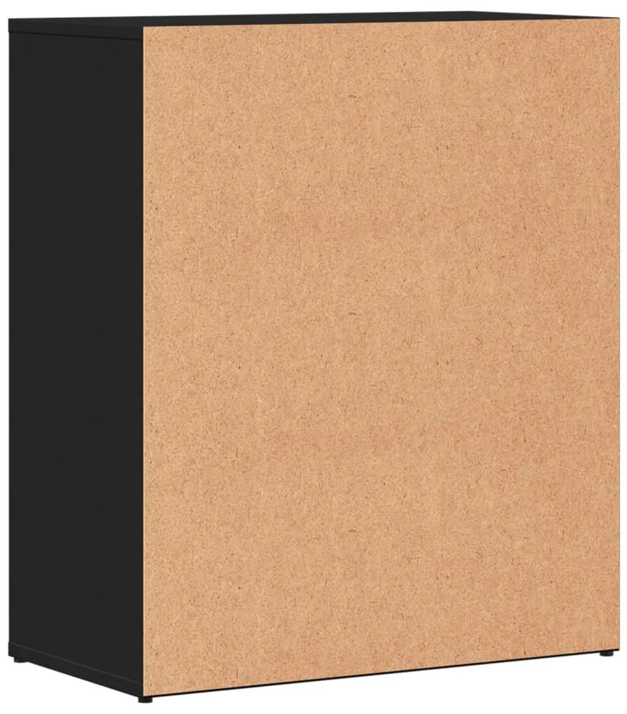 Aparadores 2 pcs 60x31x70 cm derivados de madeira preto