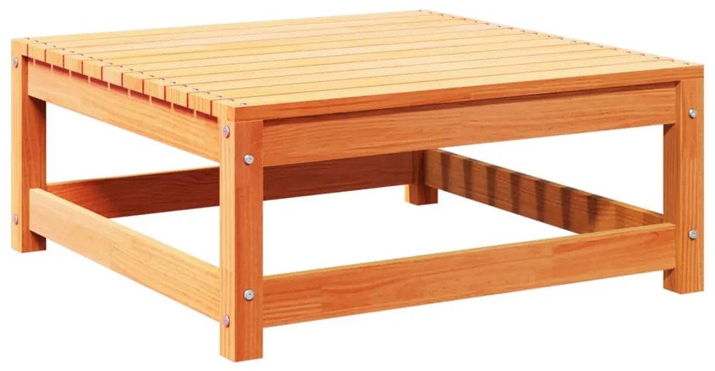 5pcs conj. sofás jardim + almofadões pinho maciço castanho-mel