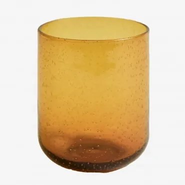 Pack De 4 Copos De Vidro 32 Cl Gulix Ocre Amarelo - Sklum