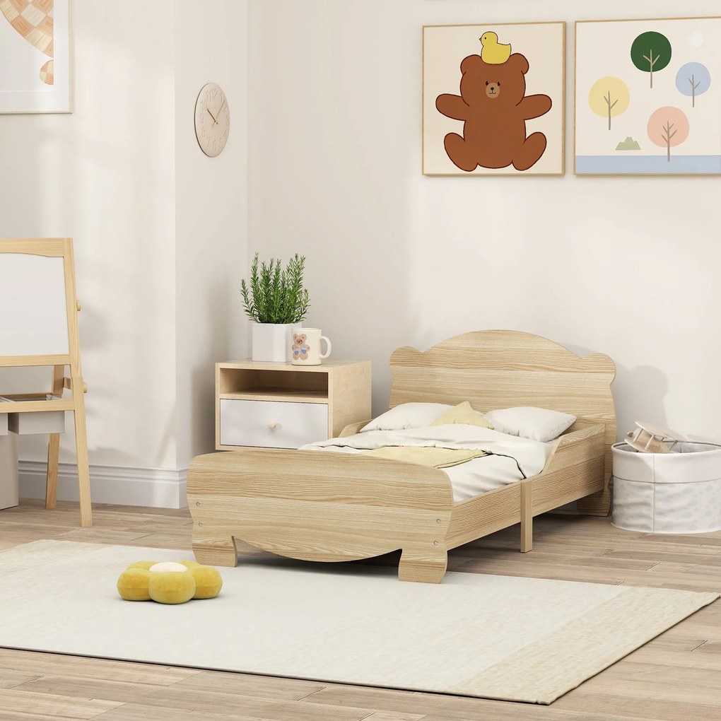 AIYAPLAY Cama para Crianças +3 Anos para Colchão de 140x70 cm Cama Inf