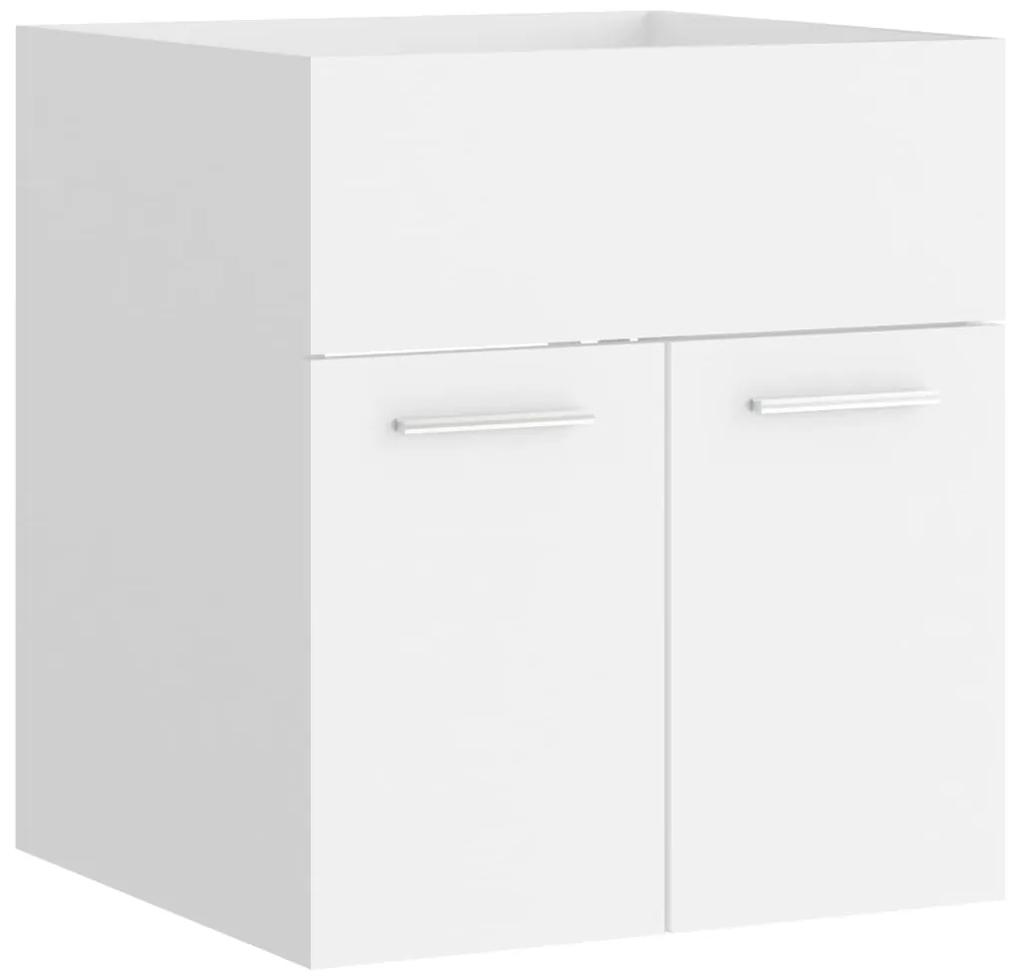 Armário lavatório 41x38,5x46 cm derivados de madeira branco