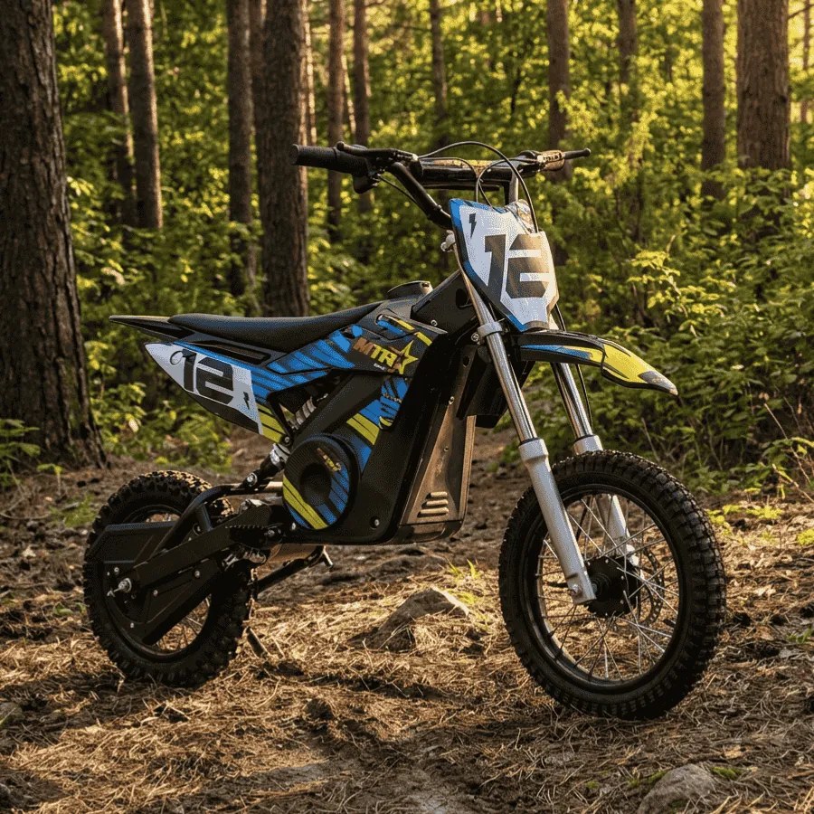 Mini Moto Infantil Elétrica MTR MALCOR  XZE 1000w Azul