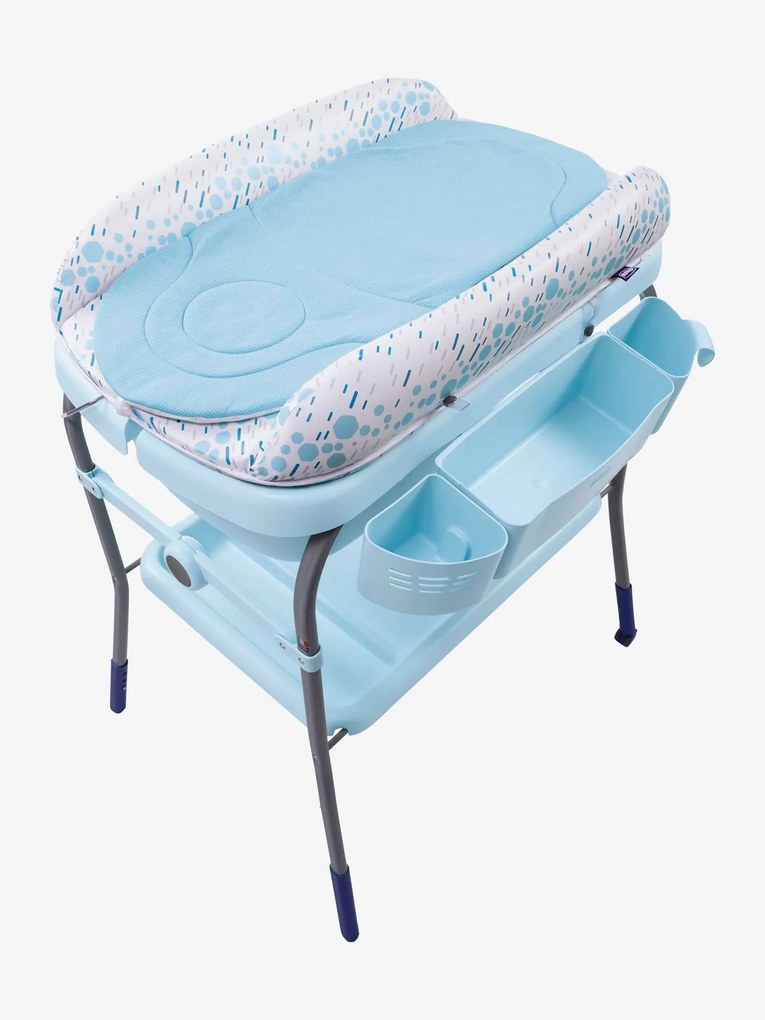Conjunto banho/muda -fralda Cuddle & Bubble da CHICCO azul claro estampado